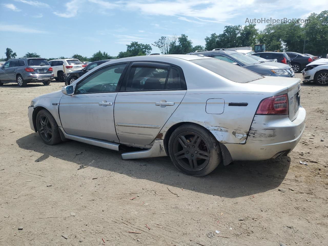 2008 Acura Tl  Silver vin: 19UUA66238A053261