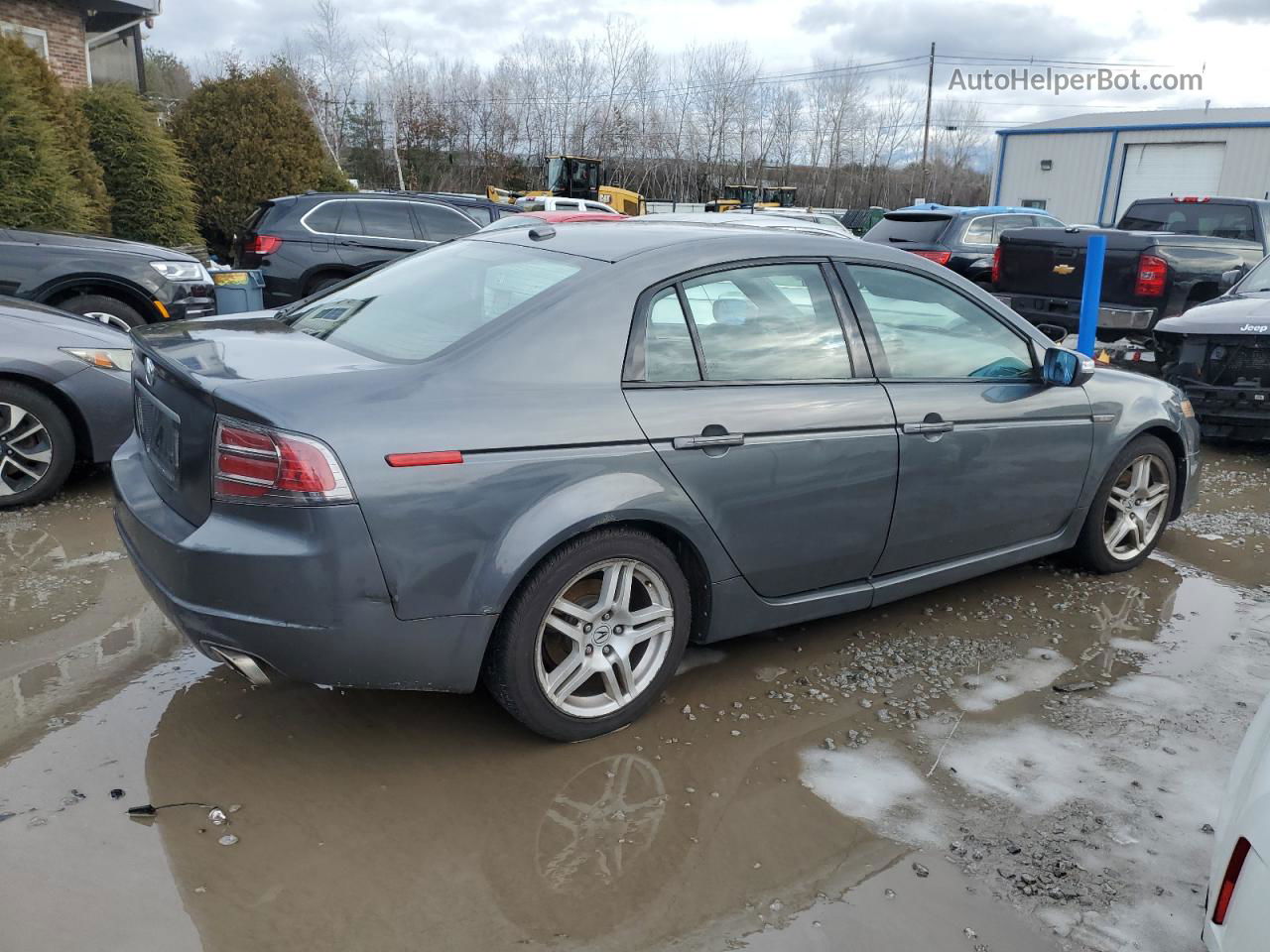 2008 Acura Tl  Gray vin: 19UUA66238A055821