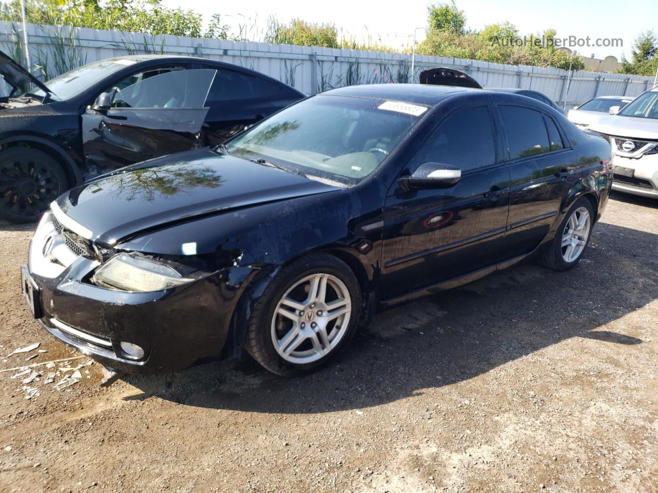 2008 Acura Tl  Black vin: 19UUA66238A802785