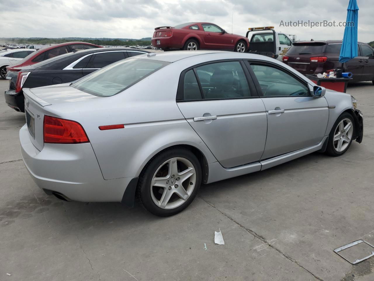 2005 Acura Tl  Silver vin: 19UUA66245A006445