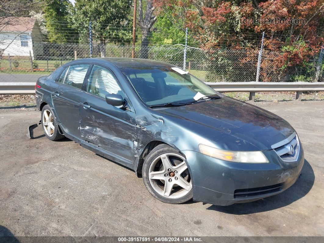 2005 Acura Tl   Зеленый vin: 19UUA66245A014948