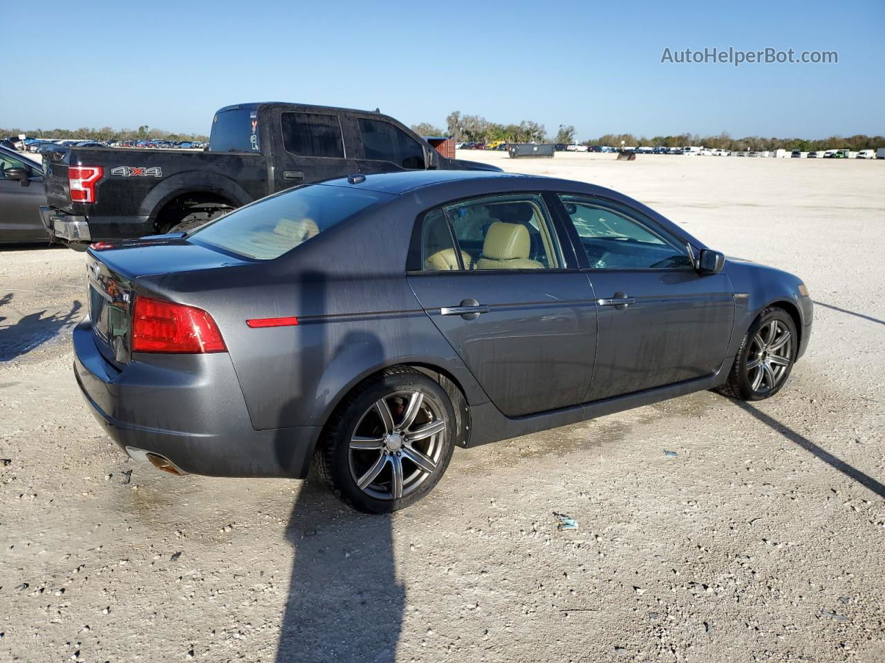 2005 Acura Tl  Gray vin: 19UUA66245A016389