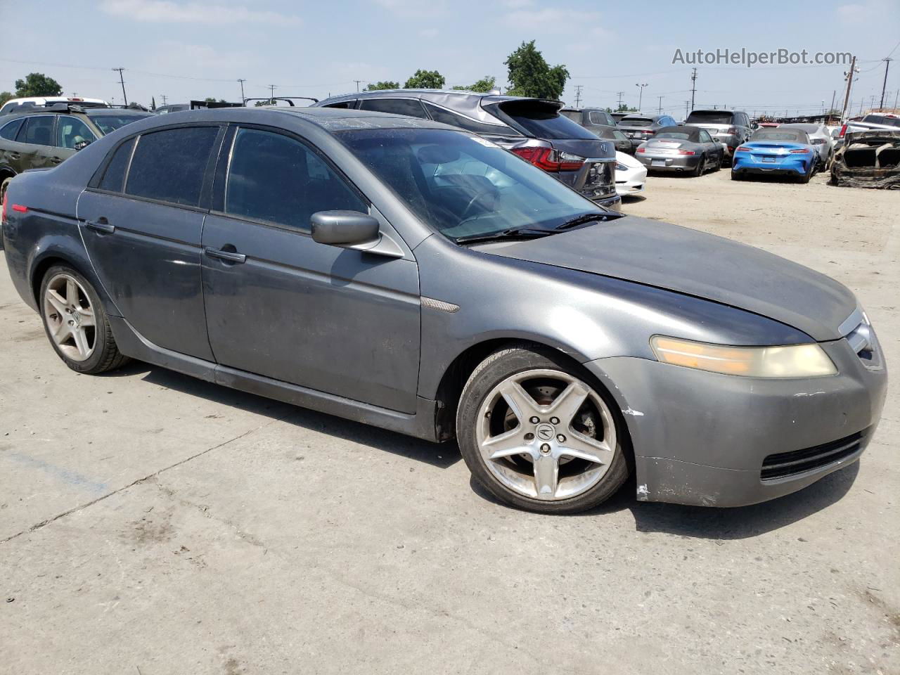 2005 Acura Tl  Gray vin: 19UUA66245A035184