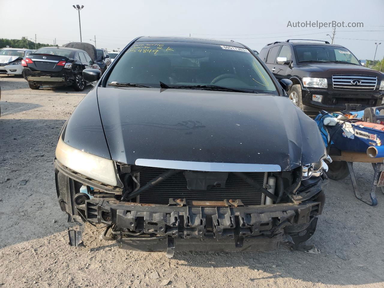 2005 Acura Tl  Черный vin: 19UUA66245A054849