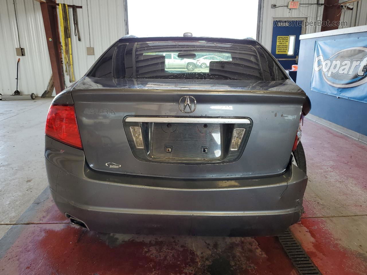 2005 Acura Tl  Gray vin: 19UUA66245A059016