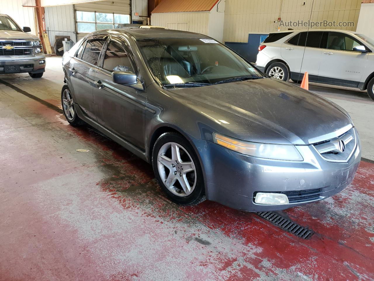 2005 Acura Tl  Gray vin: 19UUA66245A059016