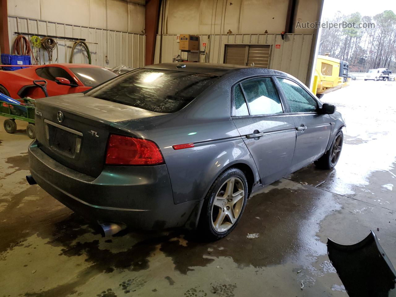 2005 Acura Tl  Gray vin: 19UUA66245A063082