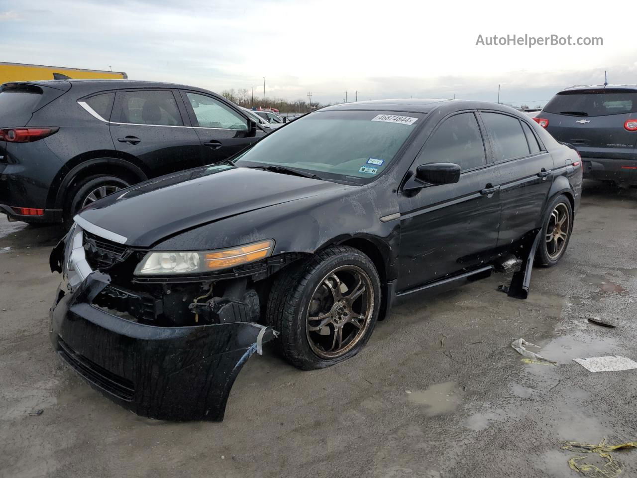 2005 Acura Tl  Black vin: 19UUA66245A067214