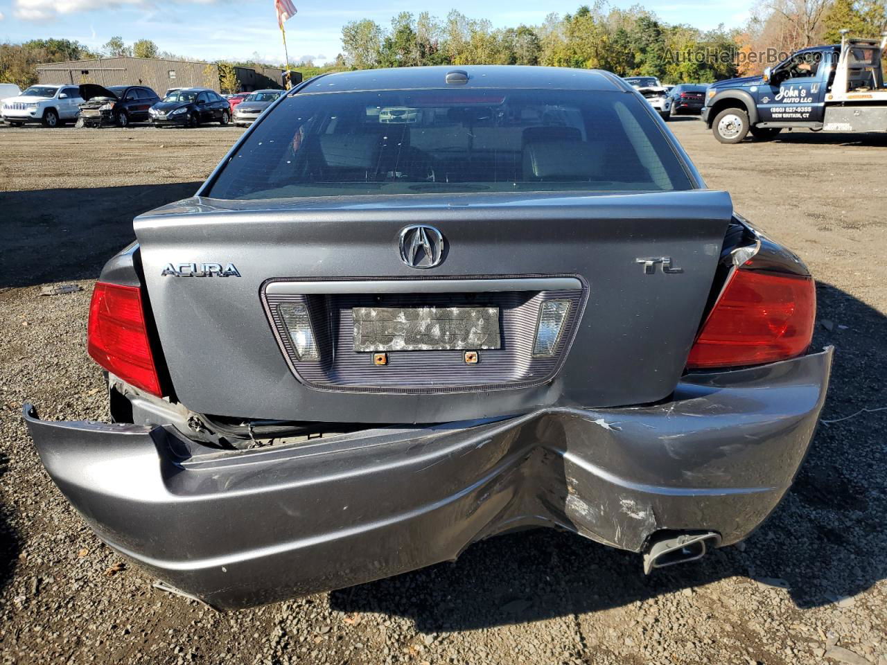 2005 Acura Tl  Gray vin: 19UUA66245A069108