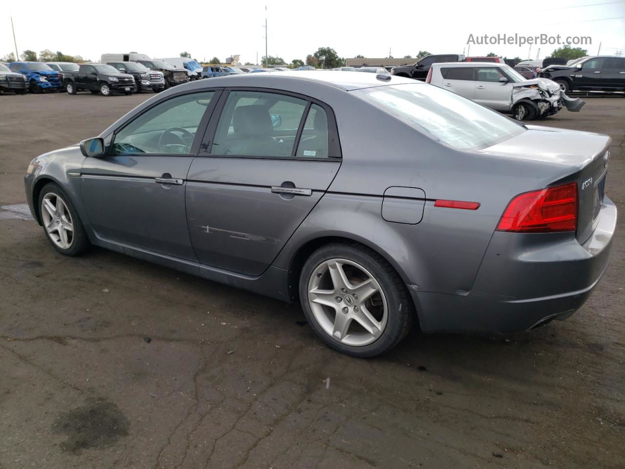 2005 Acura Tl  Gray vin: 19UUA66245A077712