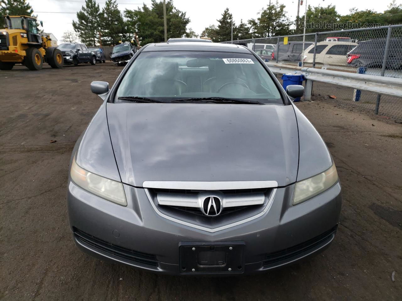 2005 Acura Tl  Gray vin: 19UUA66245A077712