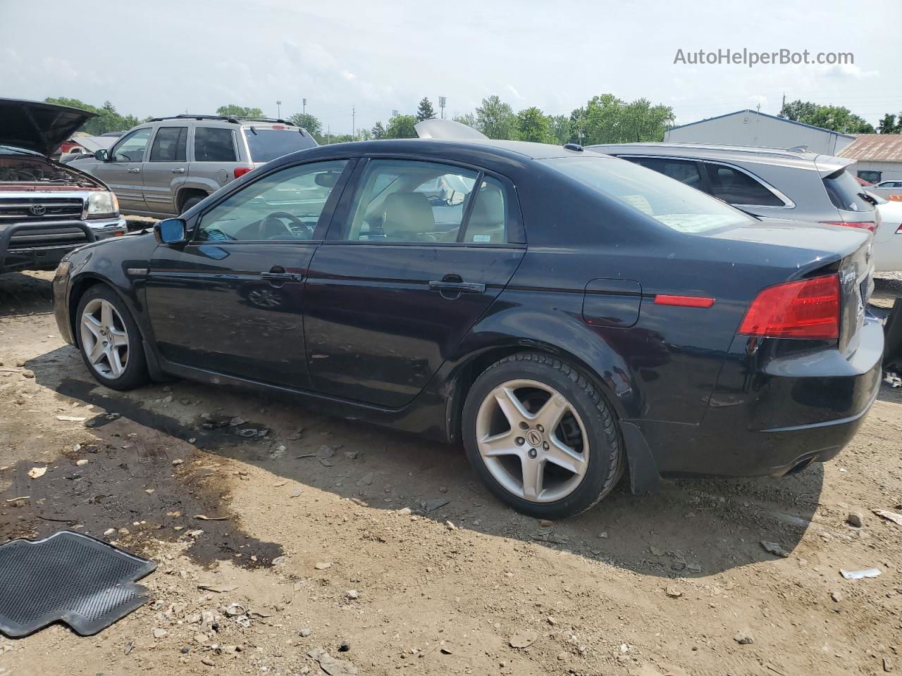 2005 Acura Tl  Black vin: 19UUA66245A080142