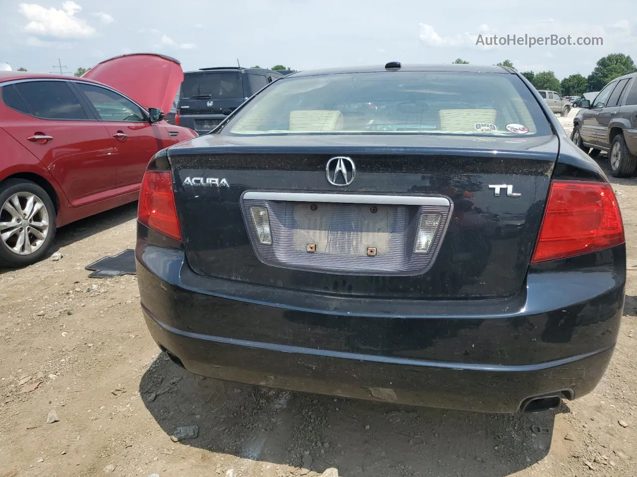 2005 Acura Tl  Black vin: 19UUA66245A080142