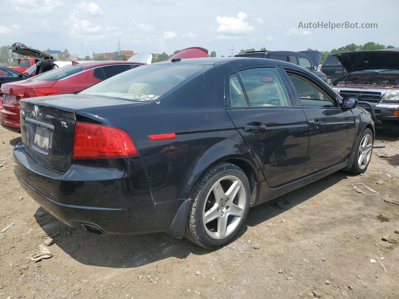 2005 Acura Tl  Black vin: 19UUA66245A080142