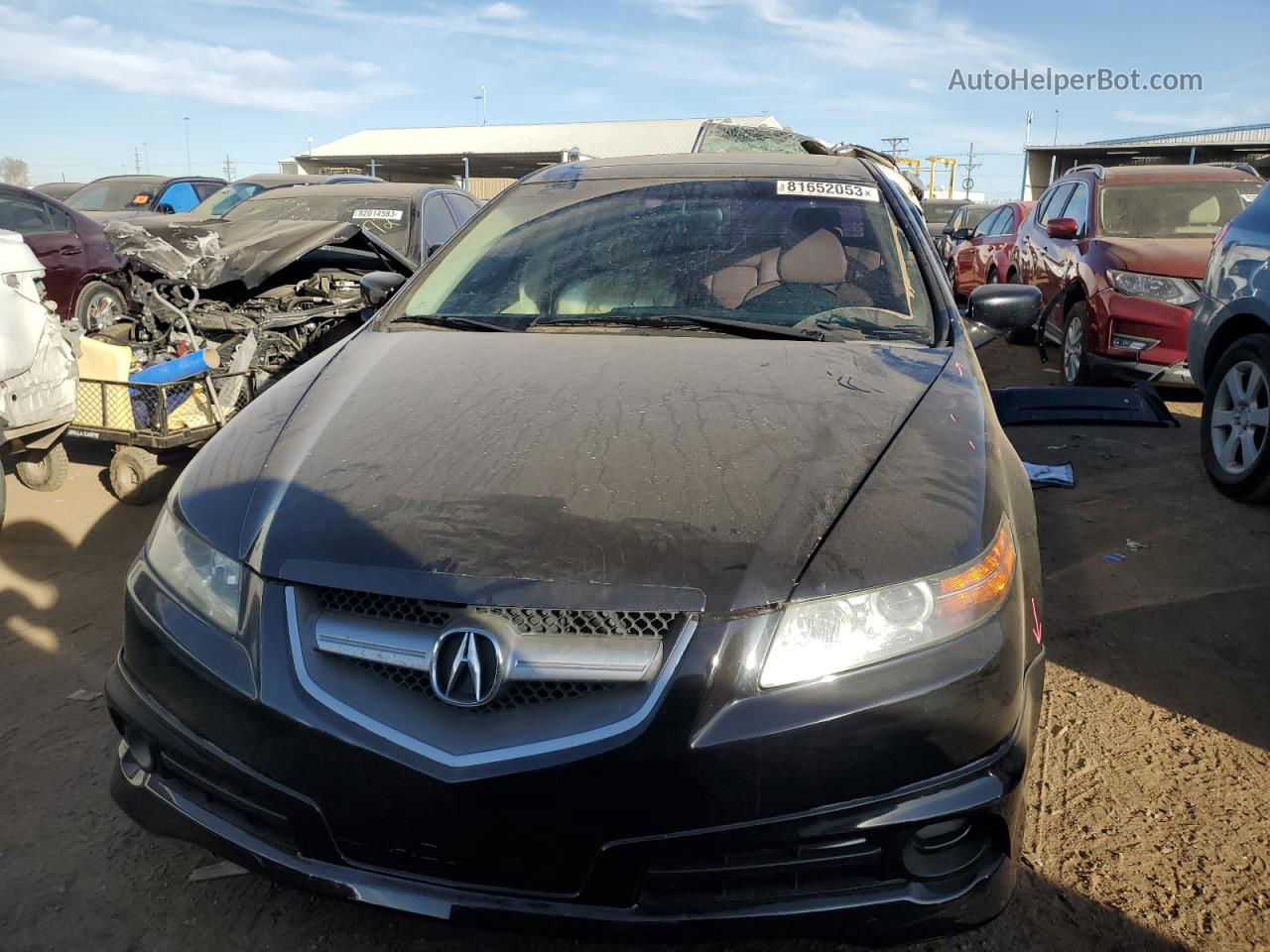 2008 Acura Tl  Черный vin: 19UUA66248A001413