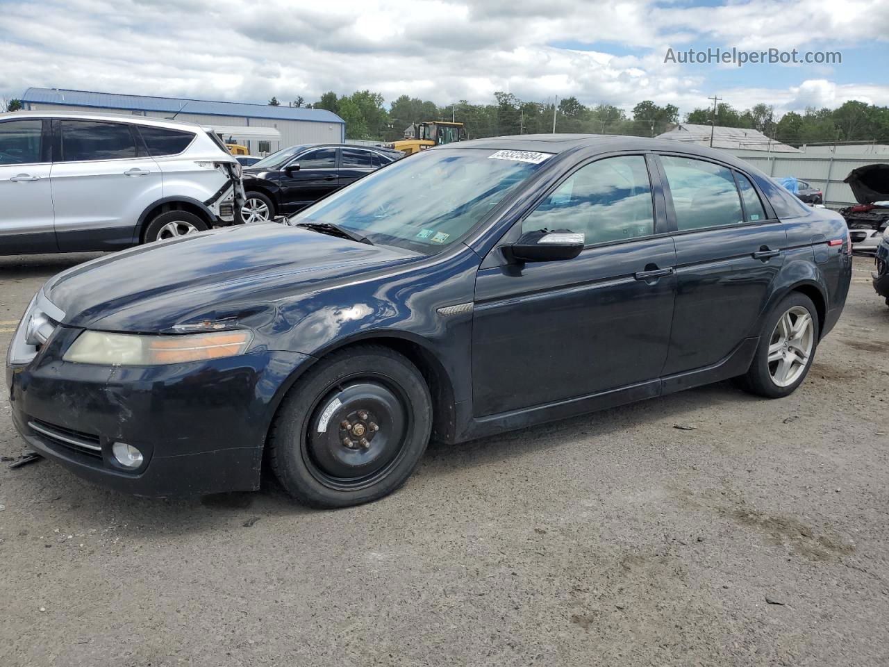 2008 Acura Tl  Black vin: 19UUA66248A006045