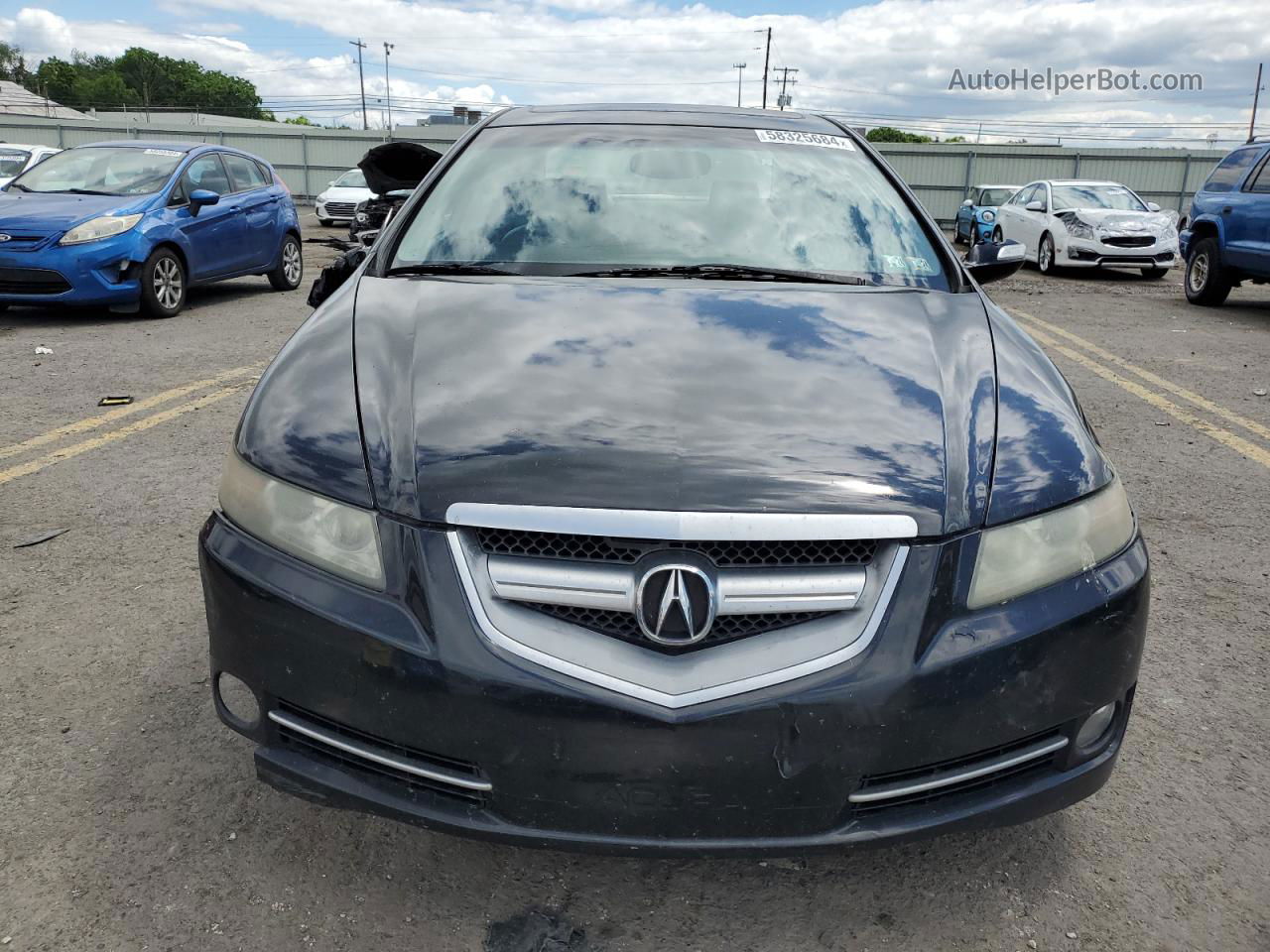 2008 Acura Tl  Black vin: 19UUA66248A006045