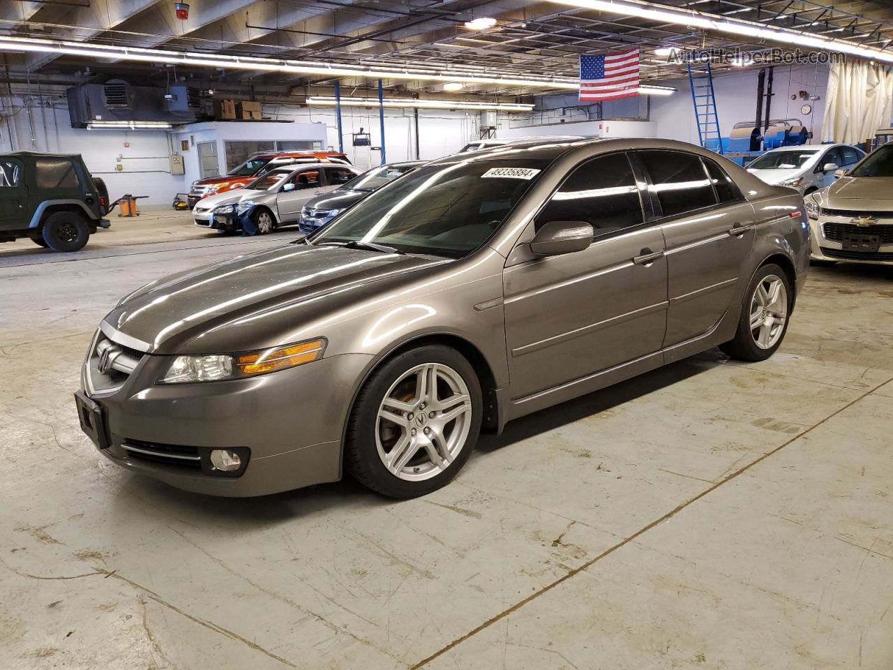 2008 Acura Tl  Tan vin: 19UUA66248A012718