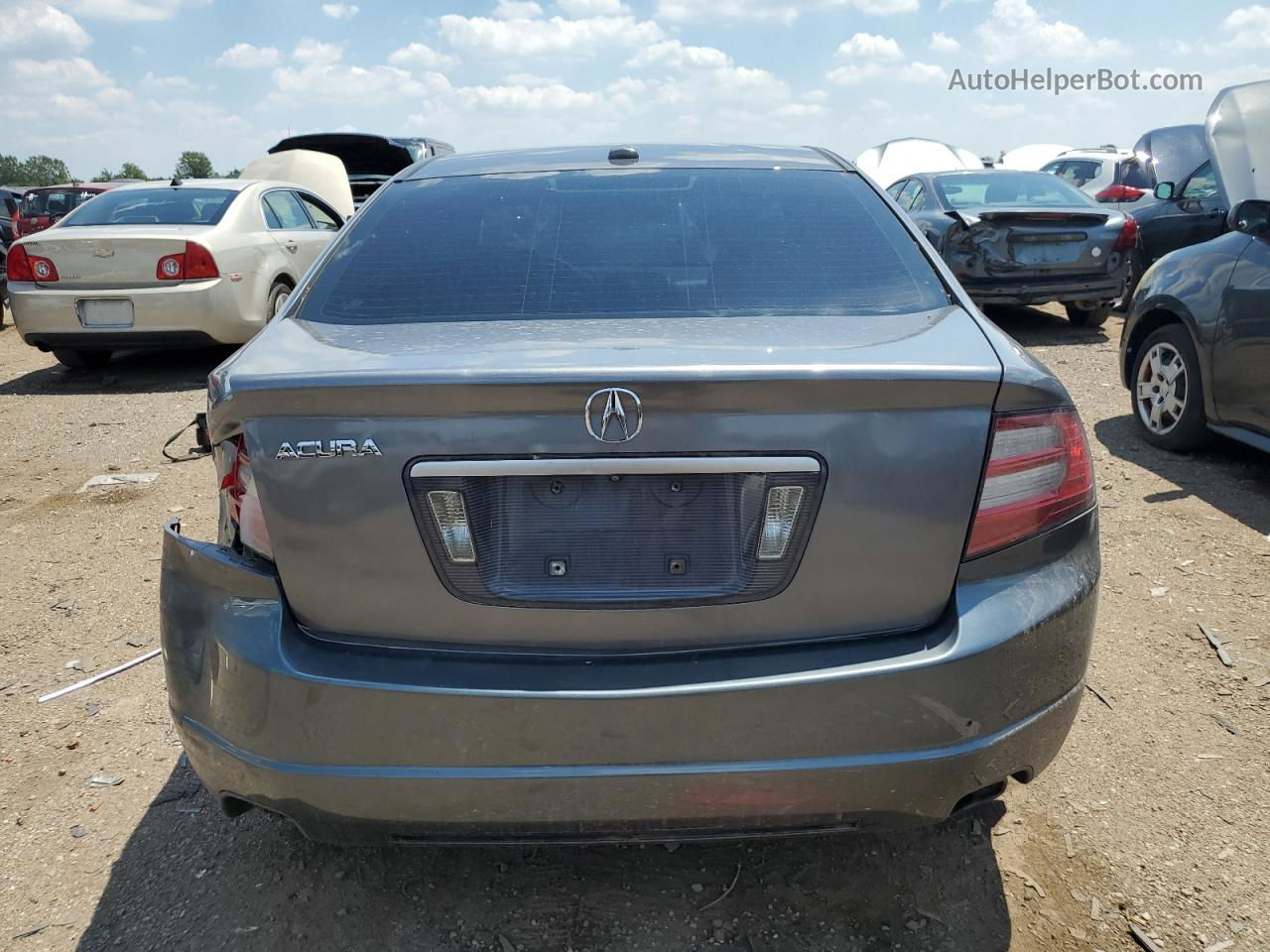 2008 Acura Tl  Gray vin: 19UUA66248A018762