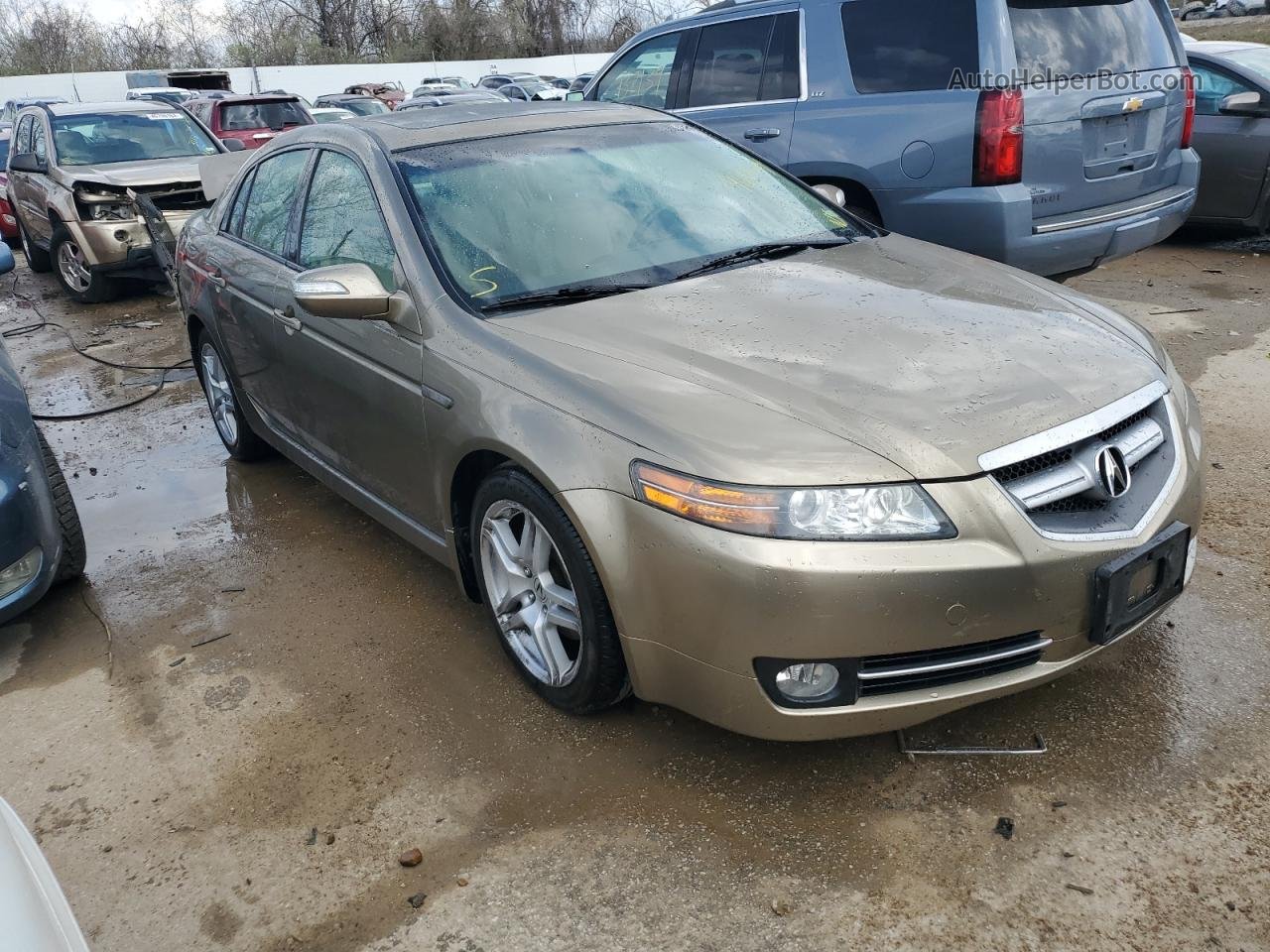2008 Acura Tl  Beige vin: 19UUA66248A028983