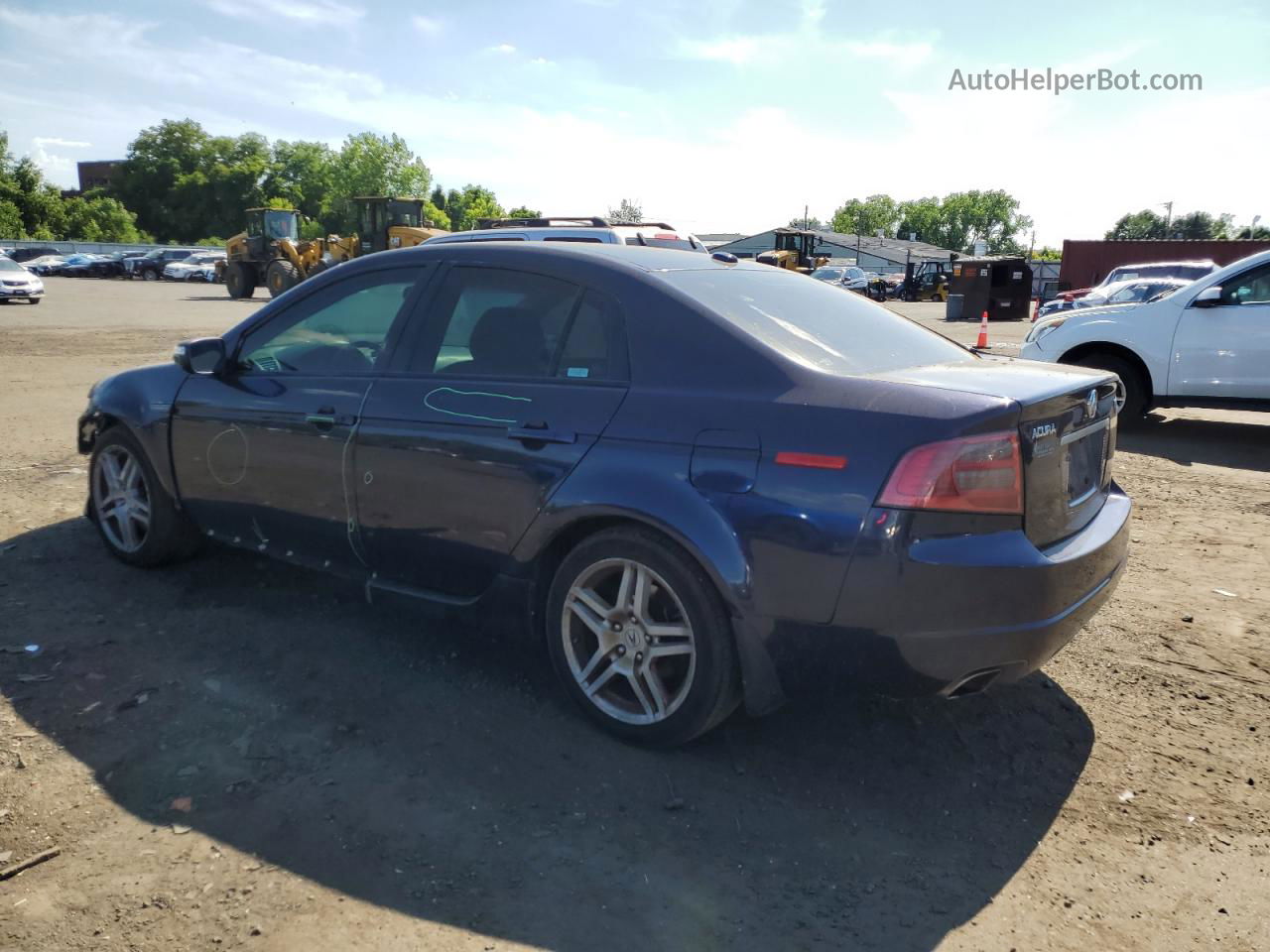 2008 Acura Tl  Blue vin: 19UUA66248A039580