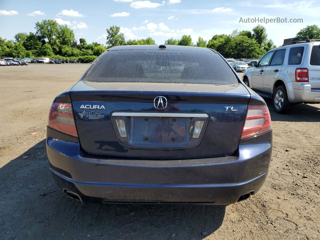 2008 Acura Tl  Blue vin: 19UUA66248A039580