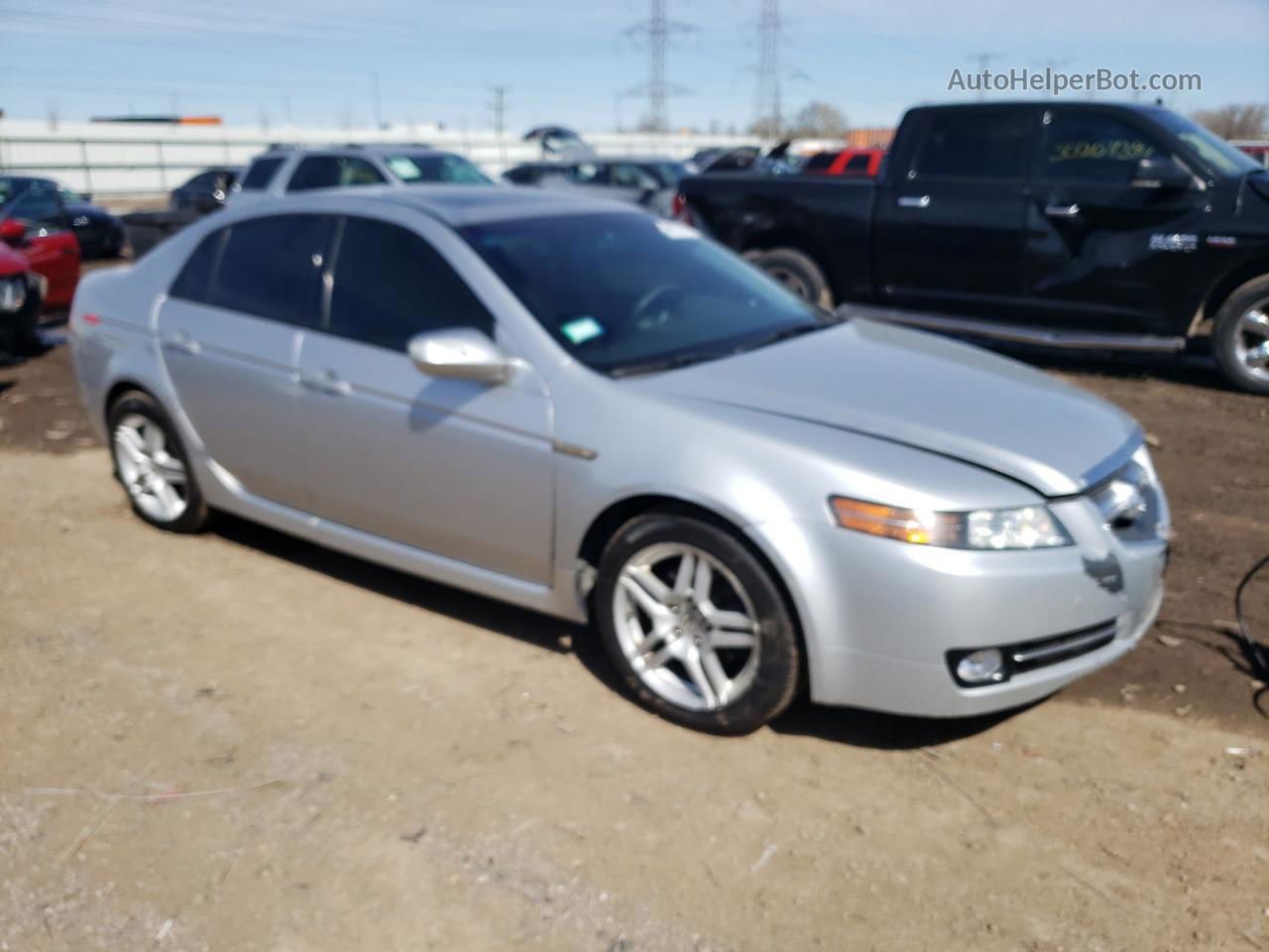 2008 Acura Tl  Silver vin: 19UUA66248A042608