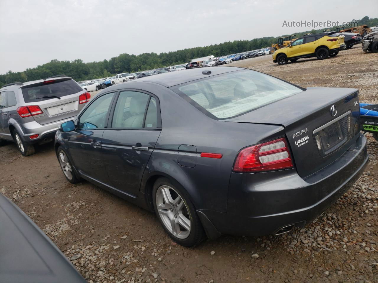 2008 Acura Tl  Gray vin: 19UUA66248A043189