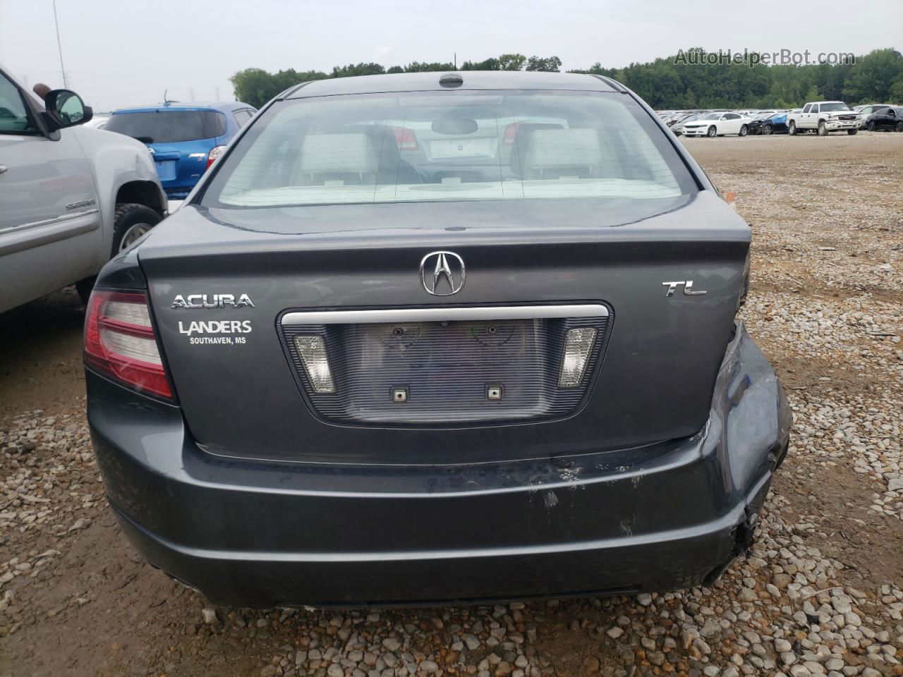 2008 Acura Tl  Gray vin: 19UUA66248A043189