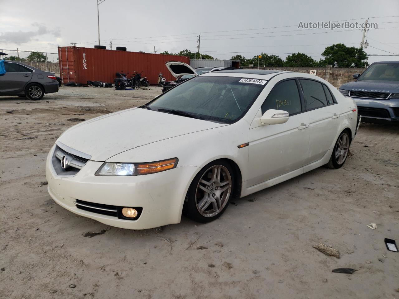 2008 Acura Tl  Белый vin: 19UUA66248A047534