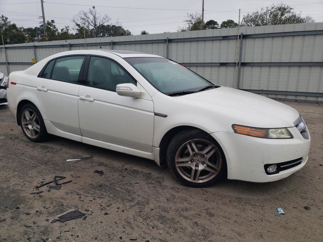 2008 Acura Tl Белый vin: 19UUA66248A053091