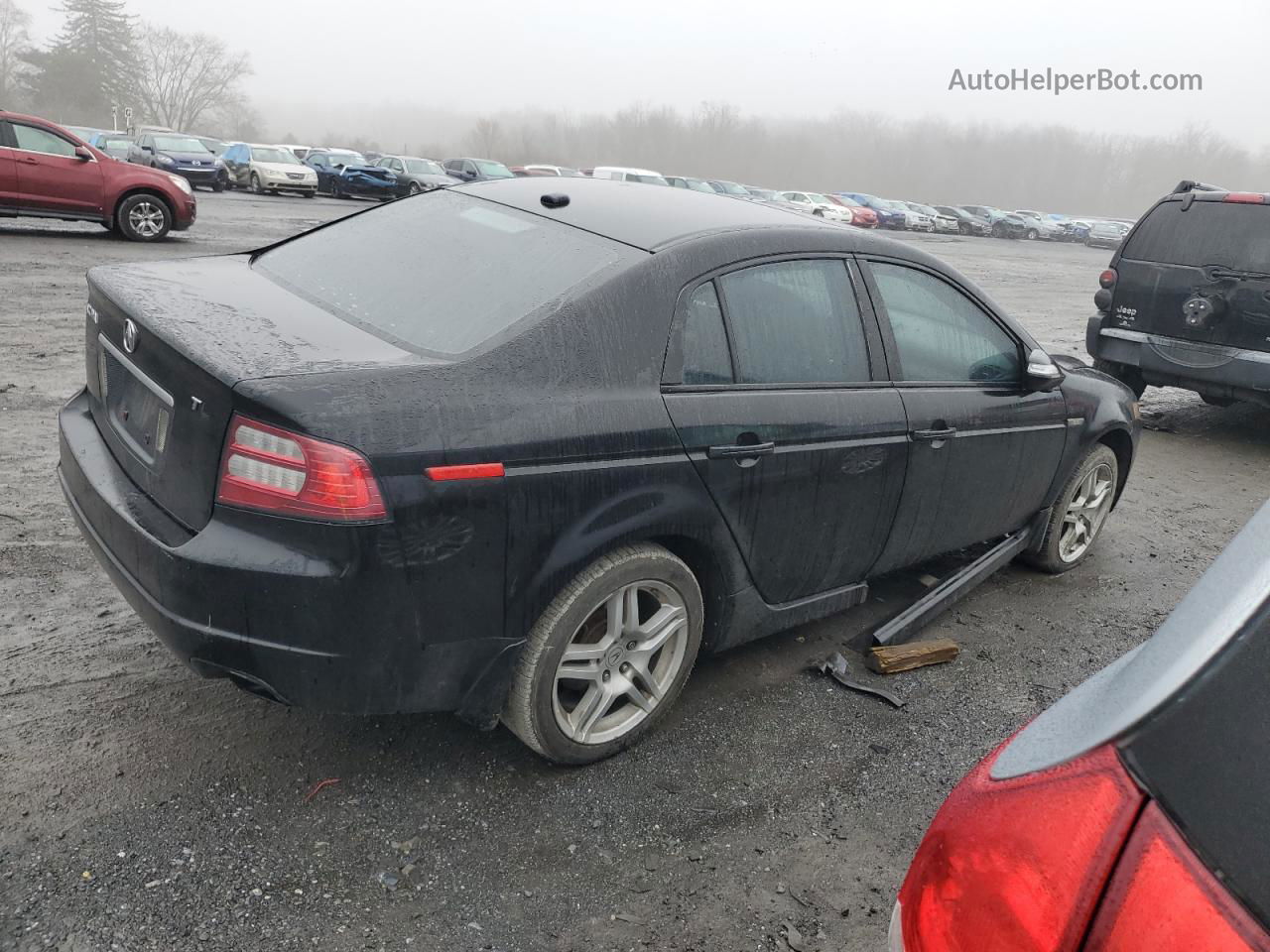 2008 Acura Tl  Черный vin: 19UUA66248A056170