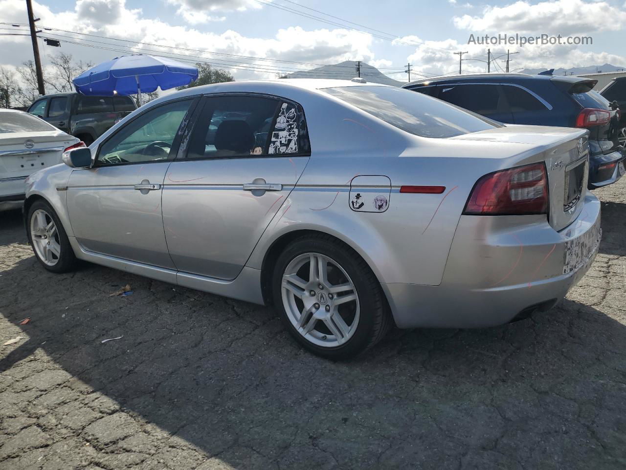 2008 Acura Tl  Silver vin: 19UUA66248A056315