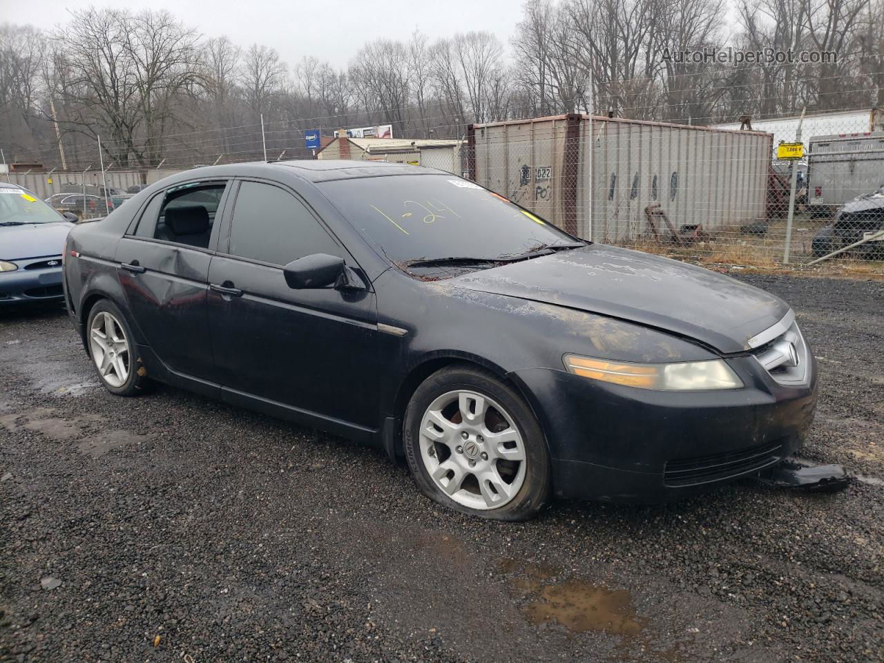 2005 Acura Tl  Черный vin: 19UUA66255A002131