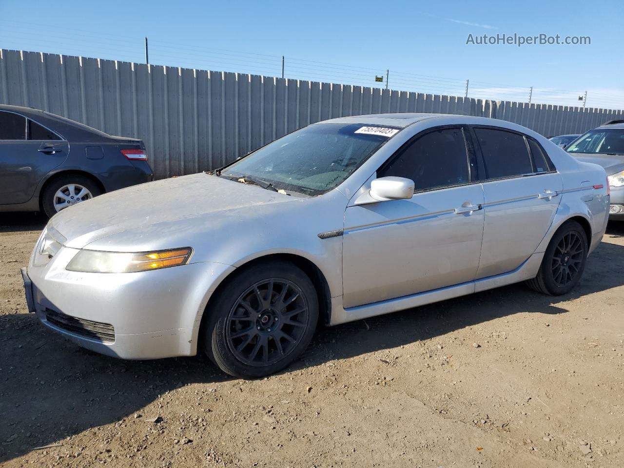 2005 Acura Tl  Серебряный vin: 19UUA66255A013291