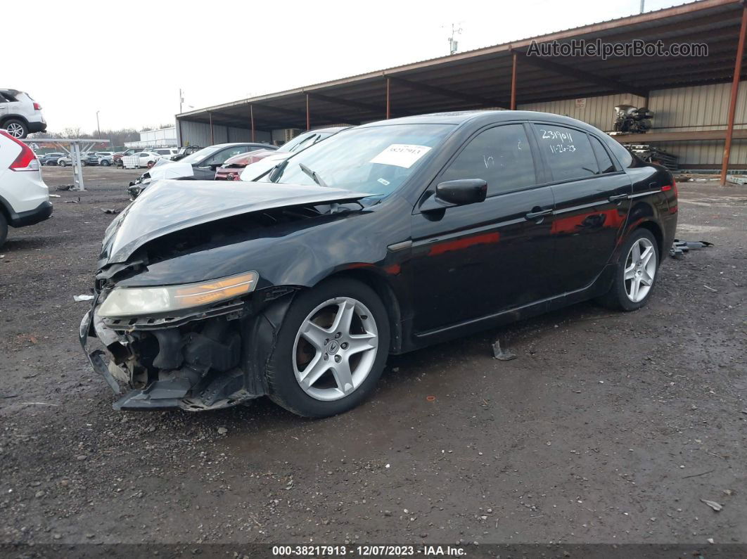 2005 Acura Tl Black vin: 19UUA66255A046677