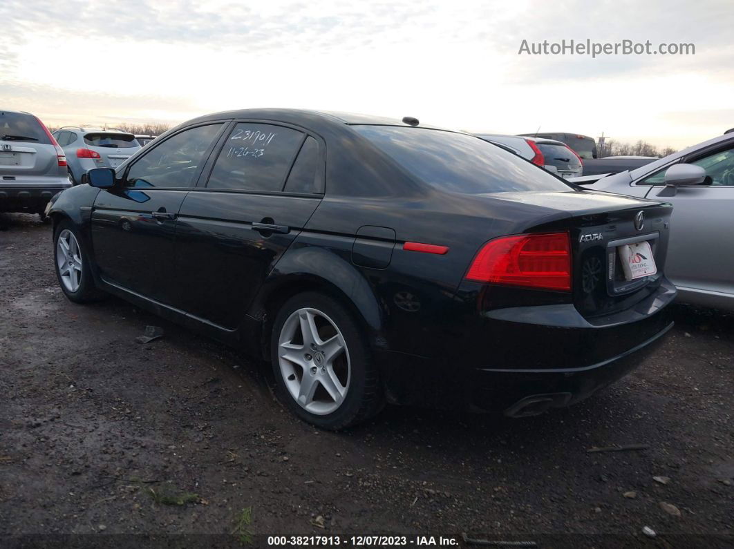 2005 Acura Tl Black vin: 19UUA66255A046677