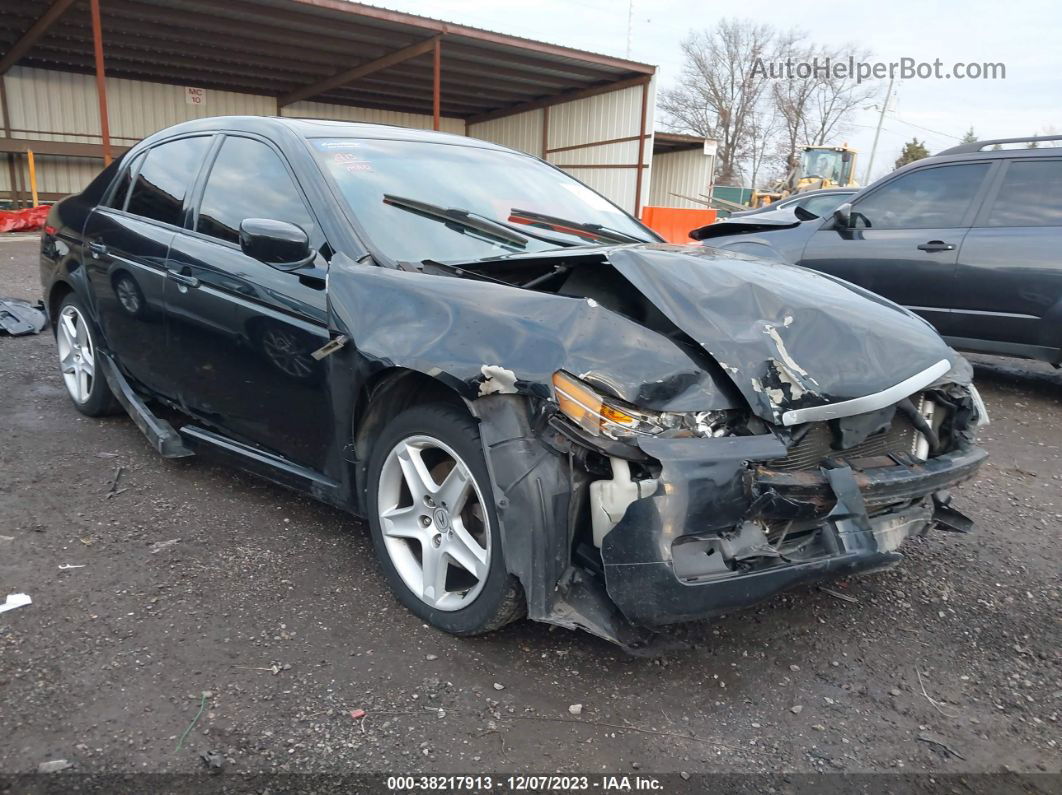 2005 Acura Tl Black vin: 19UUA66255A046677