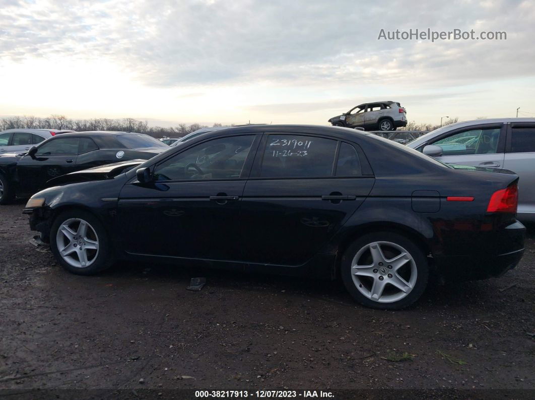 2005 Acura Tl Black vin: 19UUA66255A046677