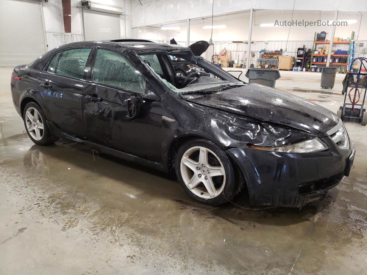 2005 Acura Tl  Черный vin: 19UUA66255A052544