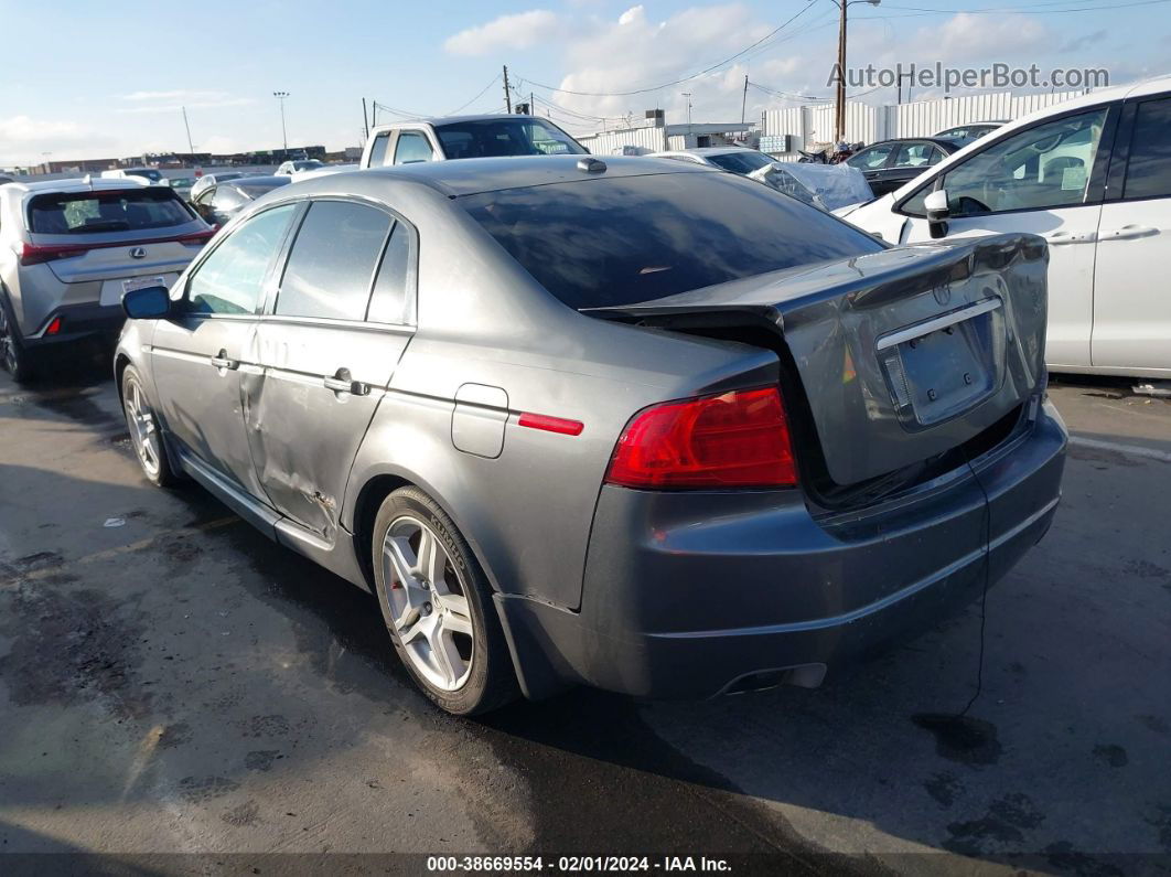 2005 Acura Tl   Gray vin: 19UUA66255A057386