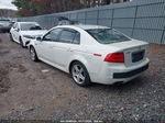 2005 Acura Tl   White vin: 19UUA66255A057842