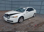 2005 Acura Tl   White vin: 19UUA66255A057842