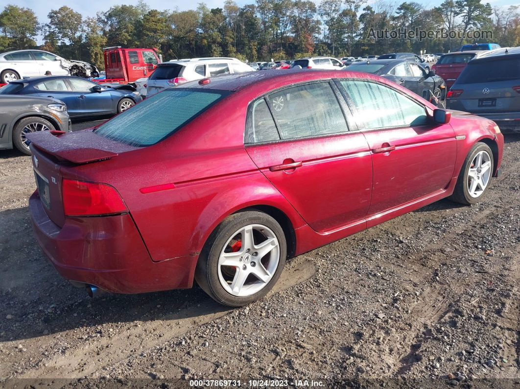 2005 Acura Tl   Красный vin: 19UUA66255A058487