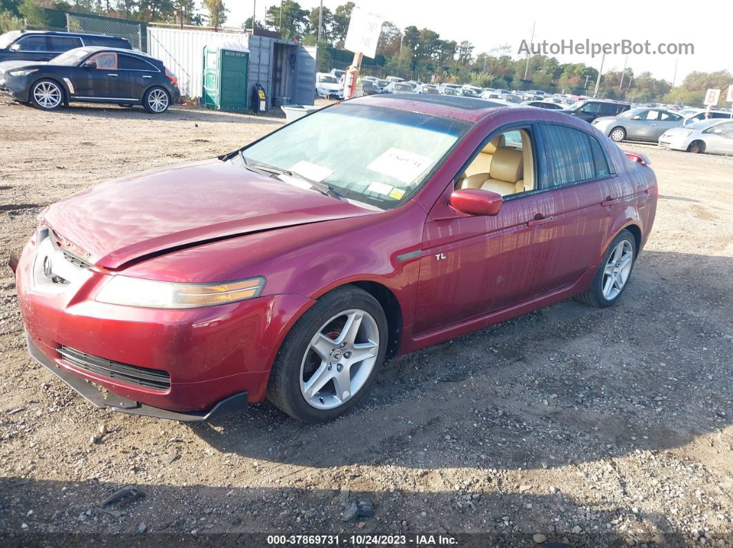 2005 Acura Tl   Red vin: 19UUA66255A058487