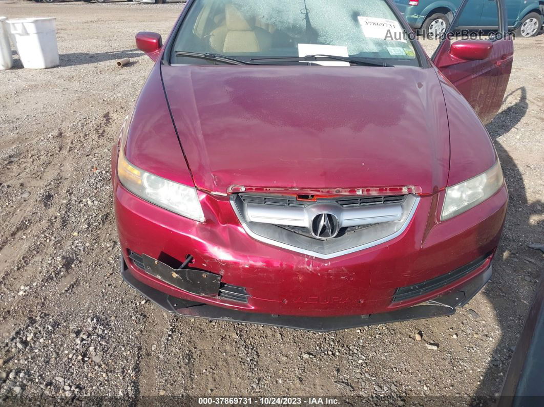 2005 Acura Tl   Красный vin: 19UUA66255A058487