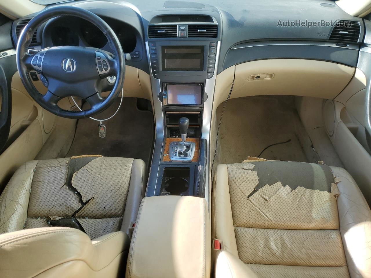 2005 Acura Tl  Зеленый vin: 19UUA66255A064662