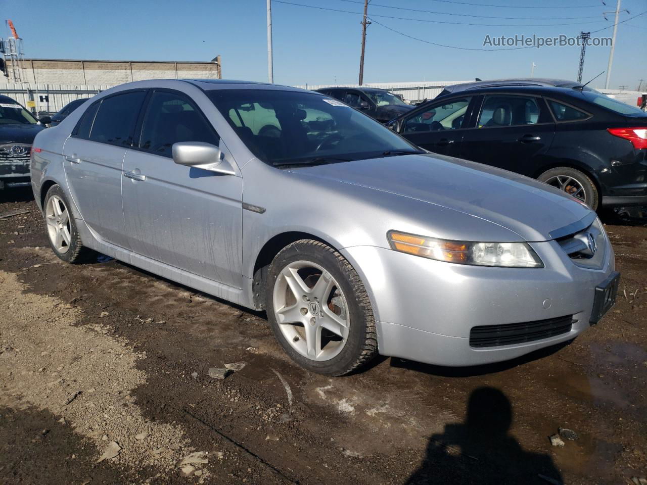 2005 Acura Tl  Silver vin: 19UUA66255A070171