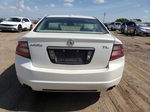 2008 Acura Tl  White vin: 19UUA66258A002280