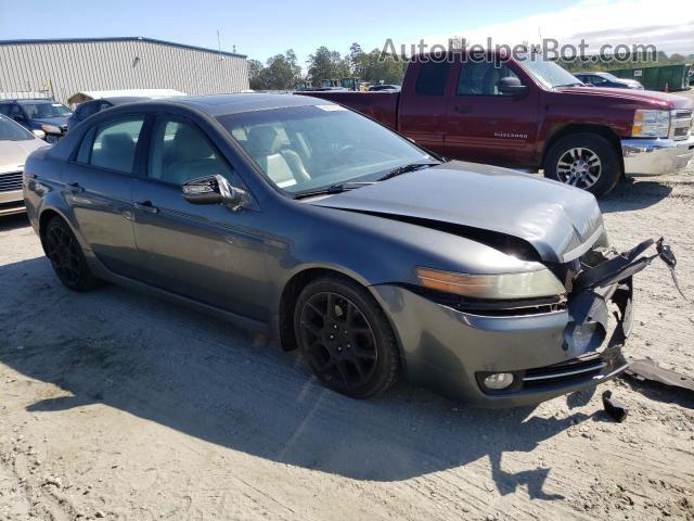 2008 Acura Tl  Gray vin: 19UUA66258A002716